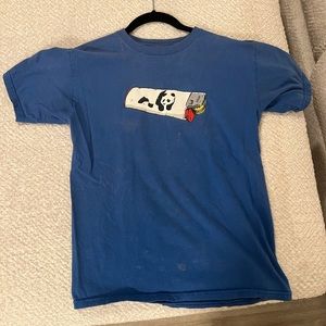 Used Enjoi Blue Graphic T-Shirt Size Small